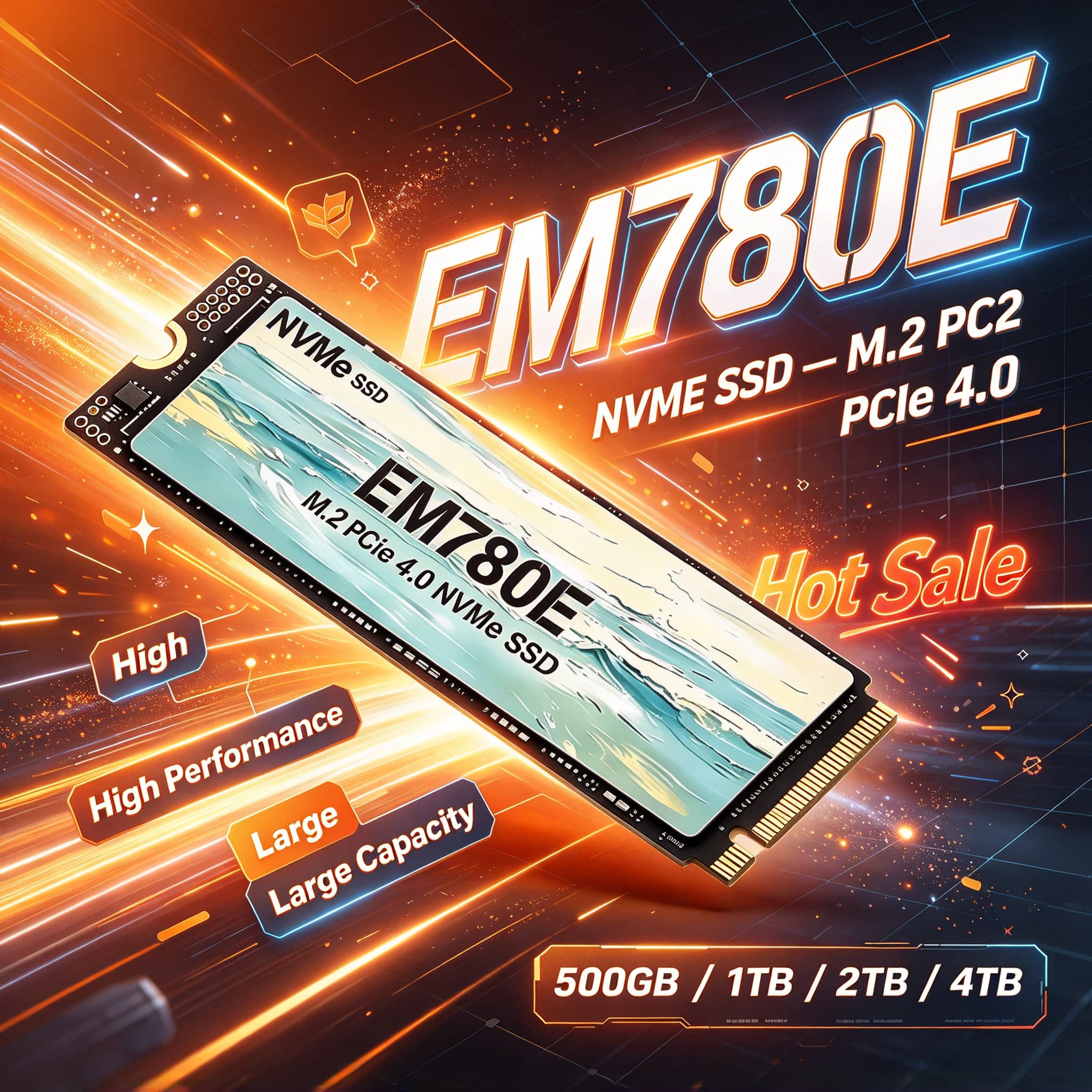 EM780E M.2 NVMe PCIe 4.0 SSD 5 - M.2 Nvme 4Tb Pcie 4.0 Ssd ulasan dan harga