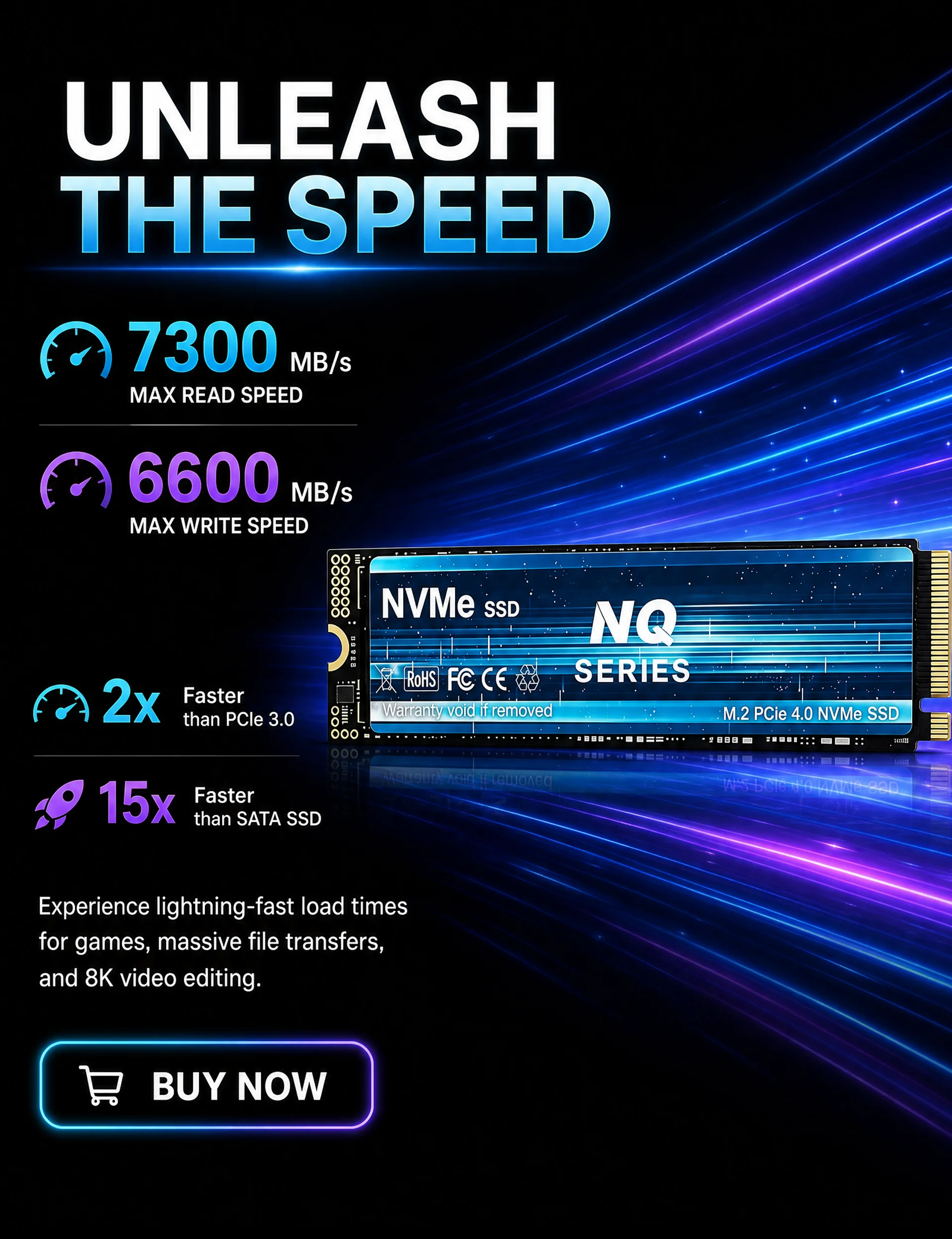 SSD NVMe Seri NQ, kecepatan 73 - M.2 Nvme 4Tb Pcie 4.0 Ssd ulasan dan harga