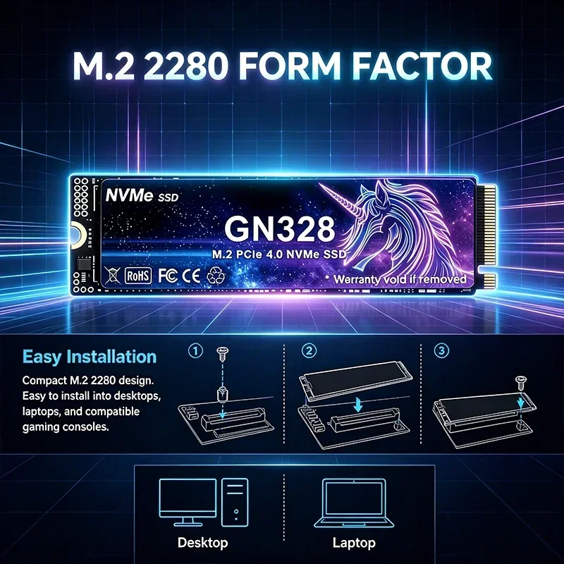 SSD Gaming Ultra Cepat GN328 P - M.2 Nvme 4Tb Pcie 4.0 Ssd ulasan dan harga