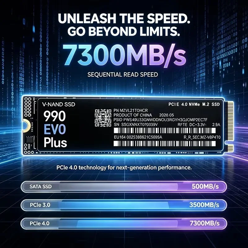 BARU 990 EVO Plus M.2 2280 NVM - M.2 Nvme 4Tb Pcie 4.0 Ssd ulasan dan harga