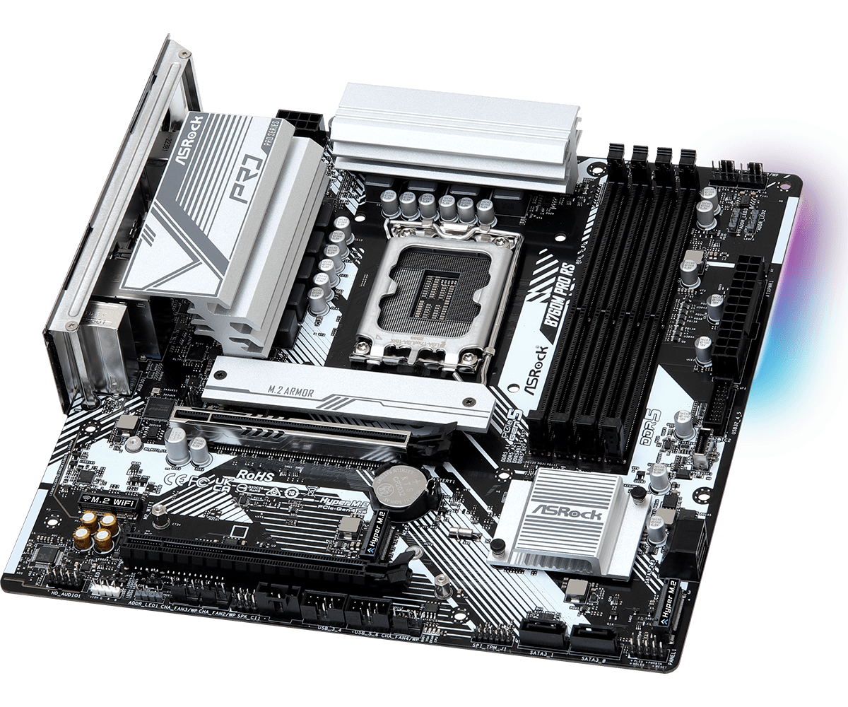 Papan Induk ASRock B760M Pro R - Lga 1700 Ddr5 Itx Motherboard ulasan dan harga