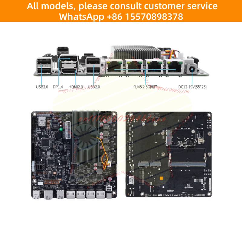 Motherboard N100 Mini ITX NAS  - Nas Motherboard N100 6 Sata ulasan dan harga