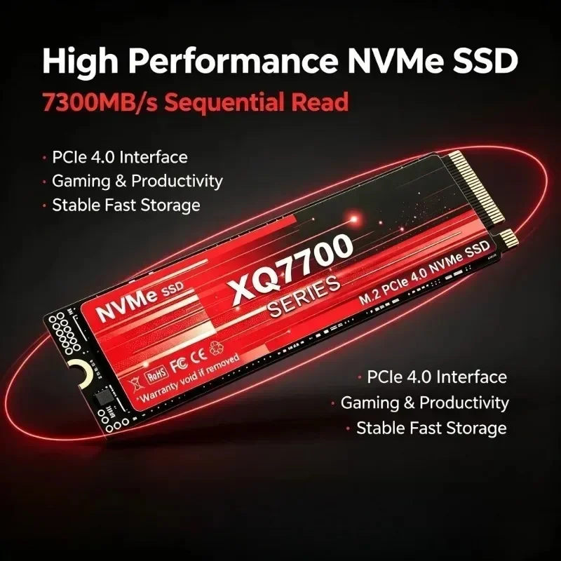 7300MB/s Seri XQ7700 NVMe SSD  - M.2 Nvme 4Tb Pcie 4.0 Ssd ulasan dan harga