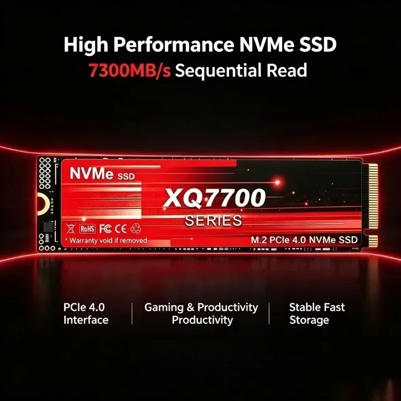 7300MB/s Seri XQ7700 NVMe SSD  - M.2 Nvme 4Tb Pcie 4.0 Ssd ulasan dan harga