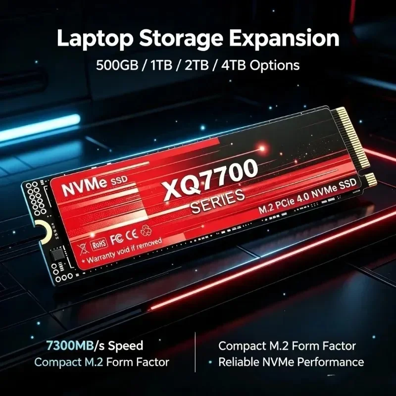 7300MB/s Seri XQ7700 NVMe SSD  - M.2 Nvme 4Tb Pcie 4.0 Ssd ulasan dan harga