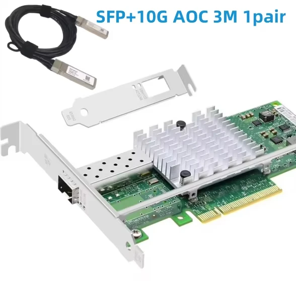 Asli untuk Kartu Jaringan Inte - 10Gb Sfp+ Pcie Network Card Dual Port ulasan dan harga