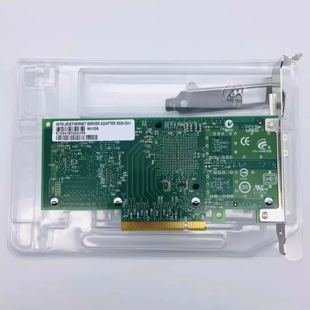 Asli untuk Kartu Jaringan Inte - 10Gb Sfp+ Pcie Network Card Dual Port ulasan dan harga